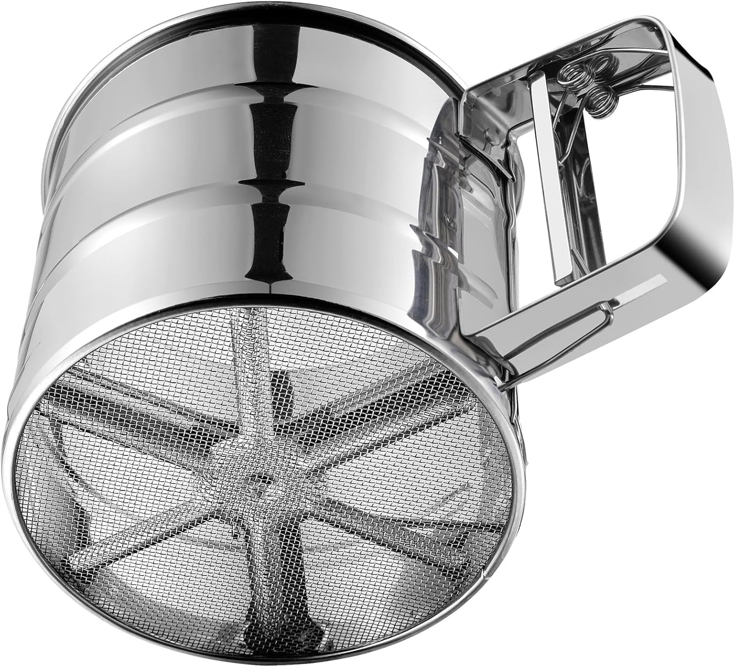 3 Cup Stainless Steel Double Layers Sieve, flour sieve, flour sifter for baking