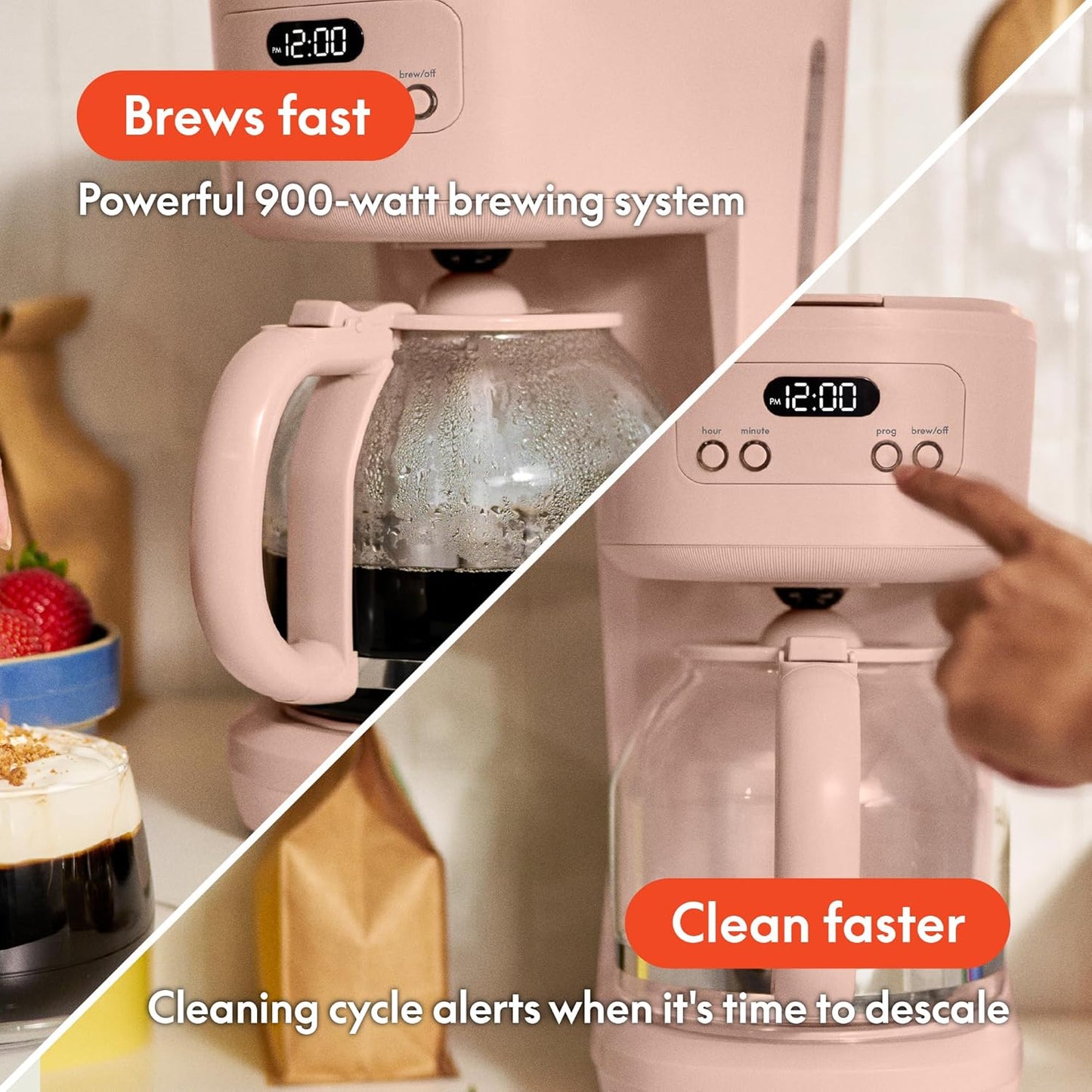 bella 12 cup Programmable Coffee Maker