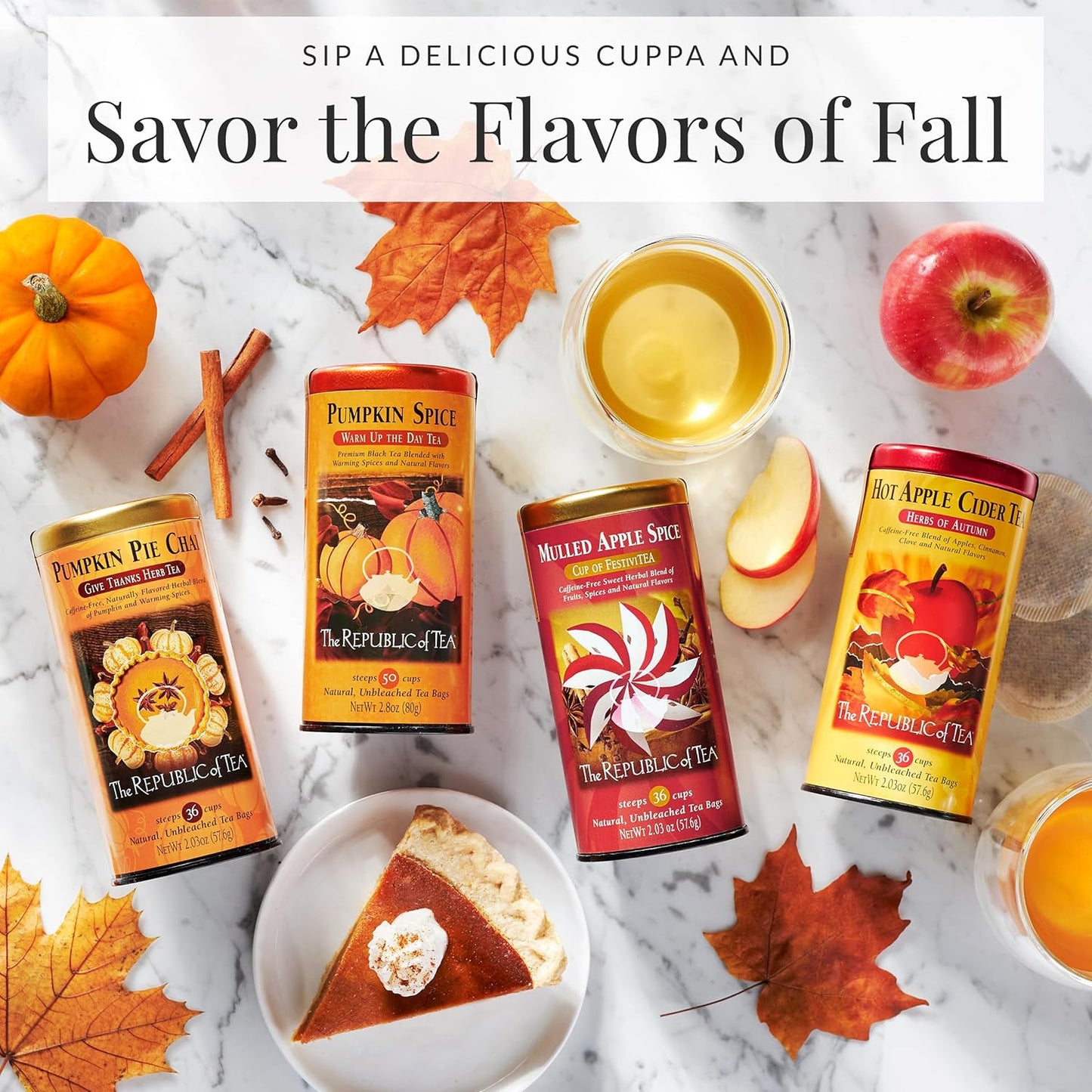 The Republic of Tea – S’mores Herbal Chocolate Tea Tin, 36 Low-Caffeine Tea Bags