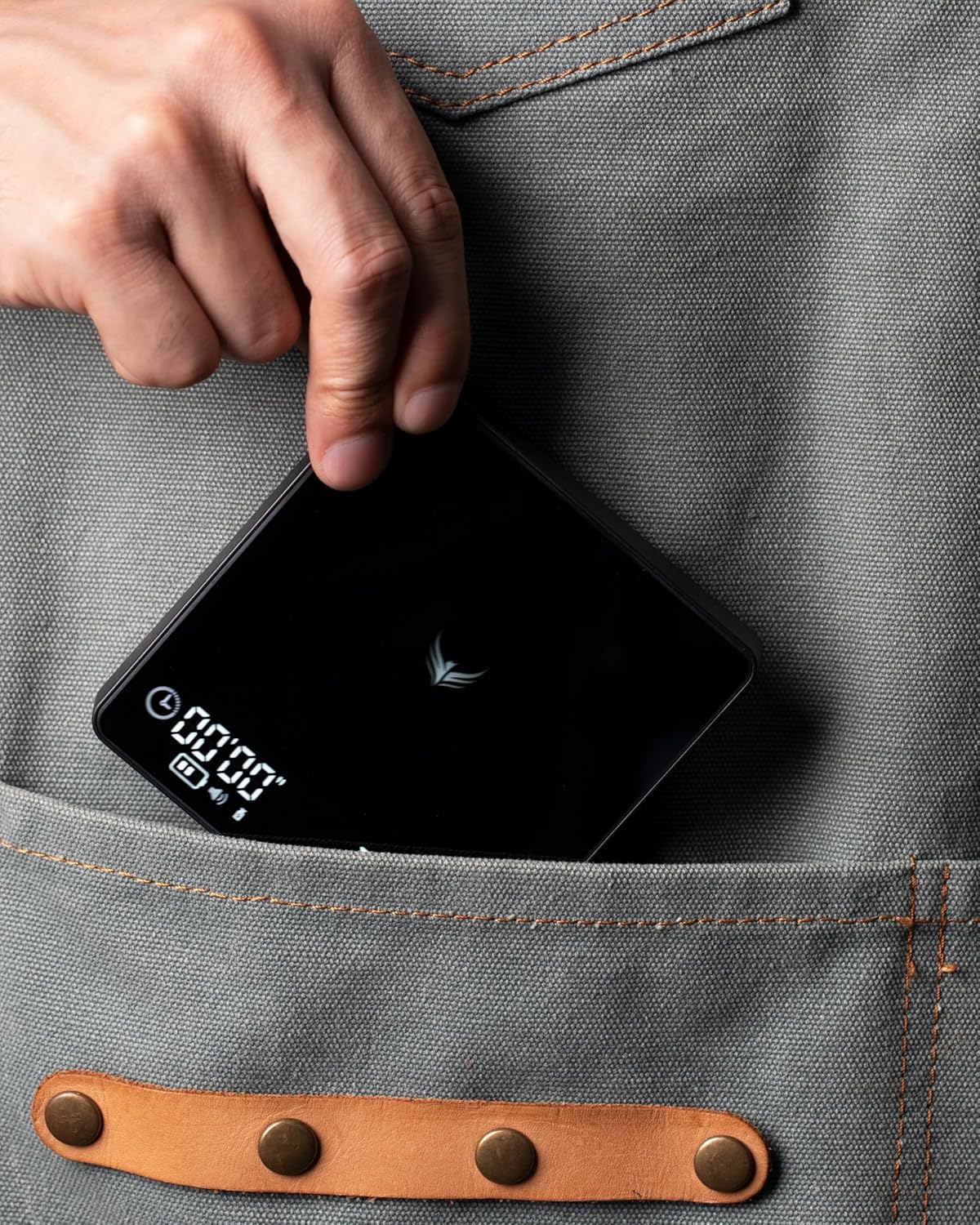 Smart Coffee Scale – Easy Use Digital Espresso Scale with Timer, Auto Tare & Flow Rate Indicator – Compact Rechargeable Weight Scale for Drip Coffee, Pour Over & Matcha