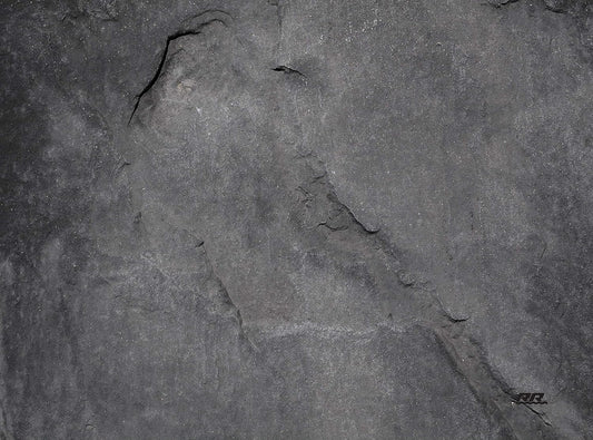 Rogue River Tactical Dark Gray Stone Textured Marble Art Kitchen Glass Cutting Board Modern Decorative Gift Abstract Wavy Contrast Design