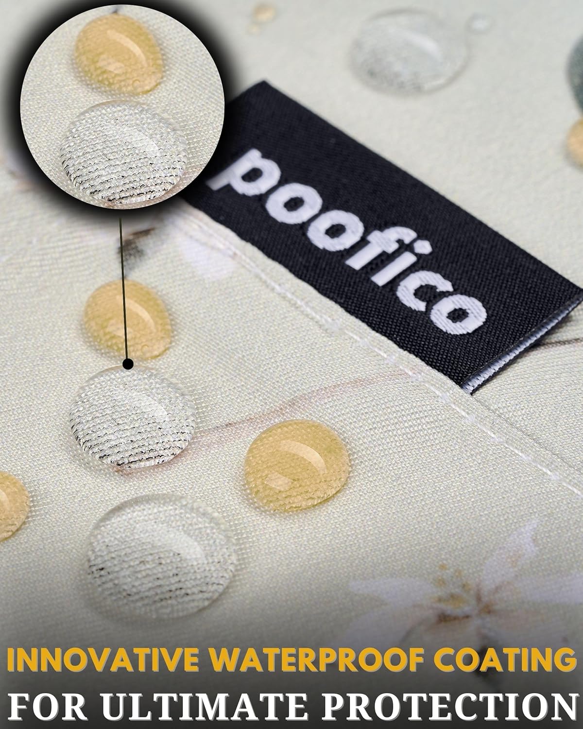 Premium Adjustable Cooking Aprons for Women with Pockets| Poly-Cotton Waterproof Kitchen Apron| Cute Floral Design, Long Ties