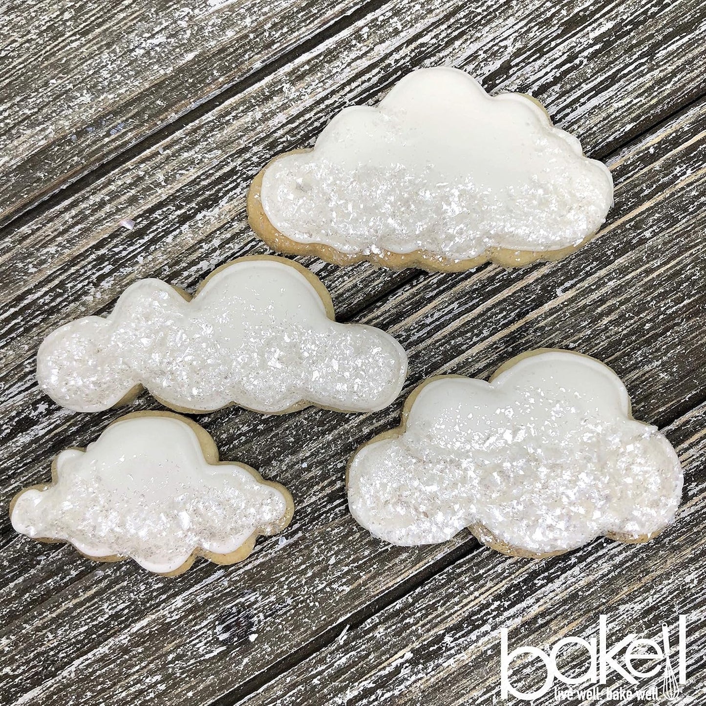 BAKELL Ivory Edible Glitter, 25 Grams | TINKER DUST Edible Glitter | KOSHER Certified | 100% Edible Glitter | Cakes, Cupcakes, Cake Pops, Drinks, Dessert Vegan Glitter & Dusts (25g, Ivory)